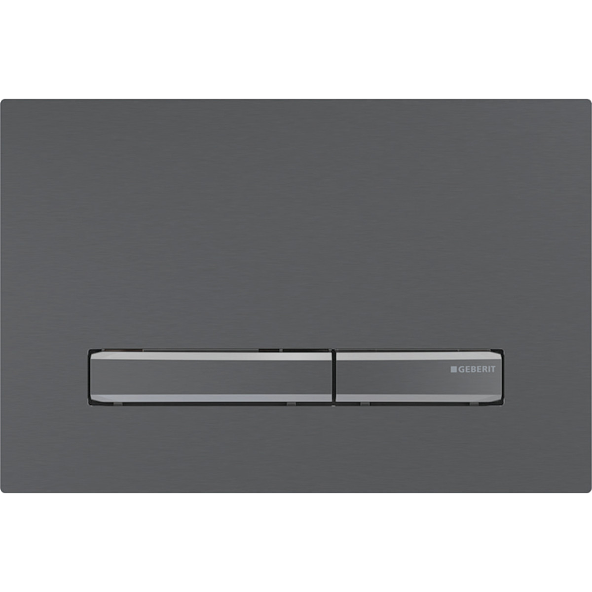 Кнопка зливу для інсталяції GEBERIT подвійна матована графіт 163049 115.671.QD.2, фото 1