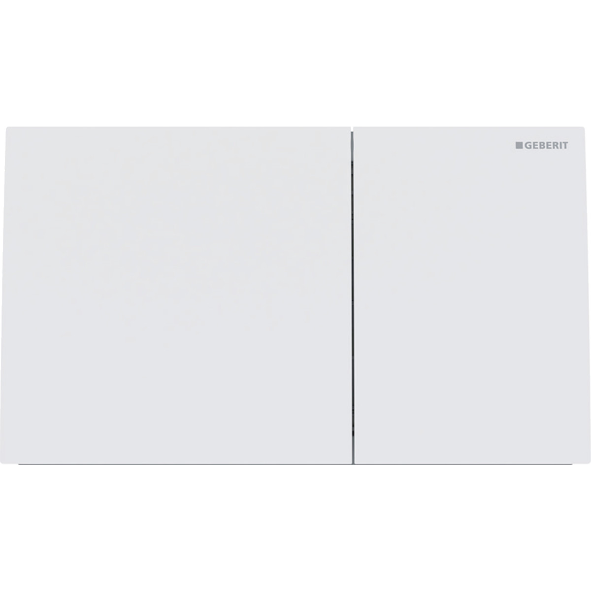 Кнопка зливу для інсталяції GEBERIT подвійна матована біла 163050 115.622.JT.1, фото 1