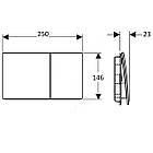Кнопка зливу для інсталяції GEBERIT подвійна матована латунь 175272 115.622.QF.1, фото 2