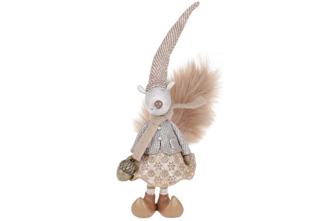 Декоративна фігурка 6.8*8.5*24 см, колір бежевий із сірим, 1 шт. (831-253)