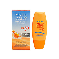 Солнцезащитный матирующий крем для лица с двойной защитой SPF 50 ++ 40 мл Mistine (8859178741428)