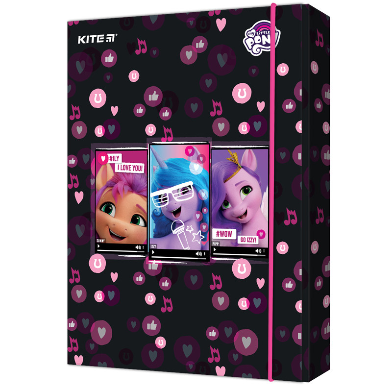 Папка для зошитів на гумці Kite My Little Pony LP22-210, фото 1