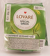 Чай в пакетиках зеленый Ловаре Lovare Special Green 50 шт по 2 г в конверте