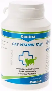 Вітамінний комплекс для котів Canina Cat-Vitamin Tabs 50 г/100 шт. (4027565210312)