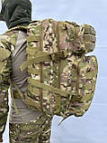 Тактичний військовий Рюкзак Мультикам 40л, фото 2