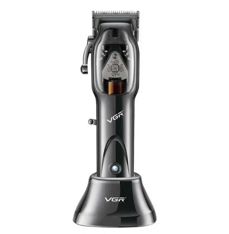 Професійна машинка для стрижки з підставкою VGR Professional Clipper (V-653), фото 1