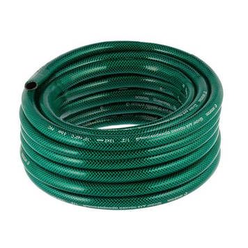 Шланг для поливання 3-шаровий 1/2", 10 м, армований PVC INTERTOOL GE-4021