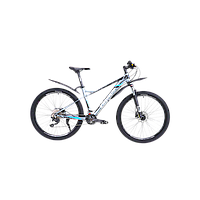 Алюмінієвий гірський велосипед 27,5 Cronus Dynamic 2022 рама 19.5" сірий-блакитний