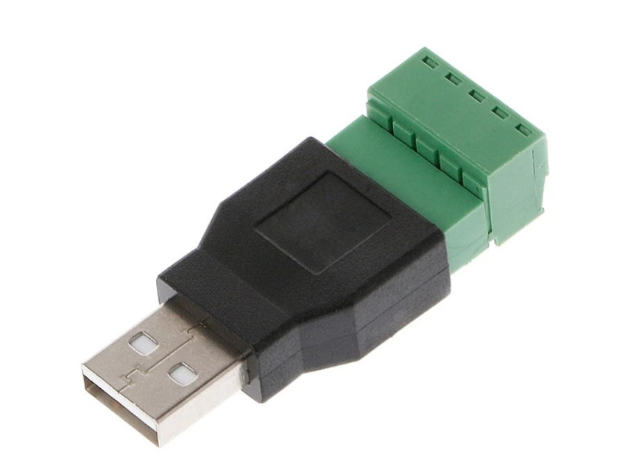 USB-штекер із клемною колодкою