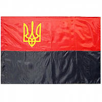Флаг УПА П-6T 90x135 см полиэстер с тризубом