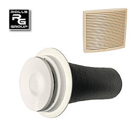 Провітрювач для квартир та будинків з інтенсивним рівнем зовнішнього шуму VELCO VT-100/AV123/RE-105 Бежевий RR30