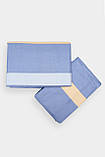 Комплект постільної білизни синього кольору півторка 152320L, фото 2