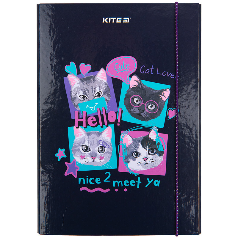 Папка для зошитів на гумці Kite So Sweet K23-210-1