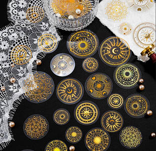 Стікери астрологічні золото