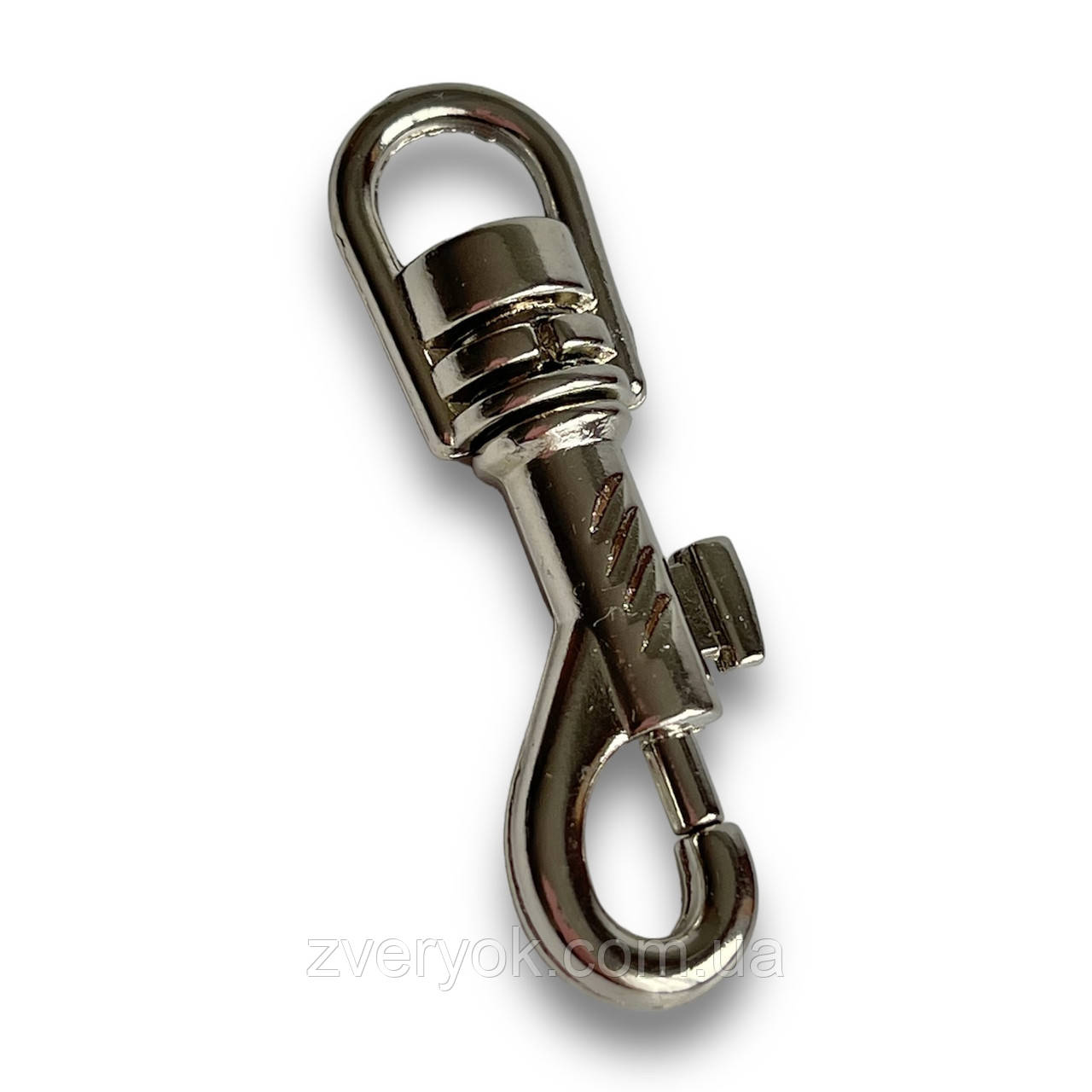 Карабин для поводка собаки никелевый №0, длина 45 мм (ID#1823283214 ...