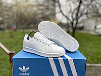 Кожаные белые кроссовки Adidas Stan Smith