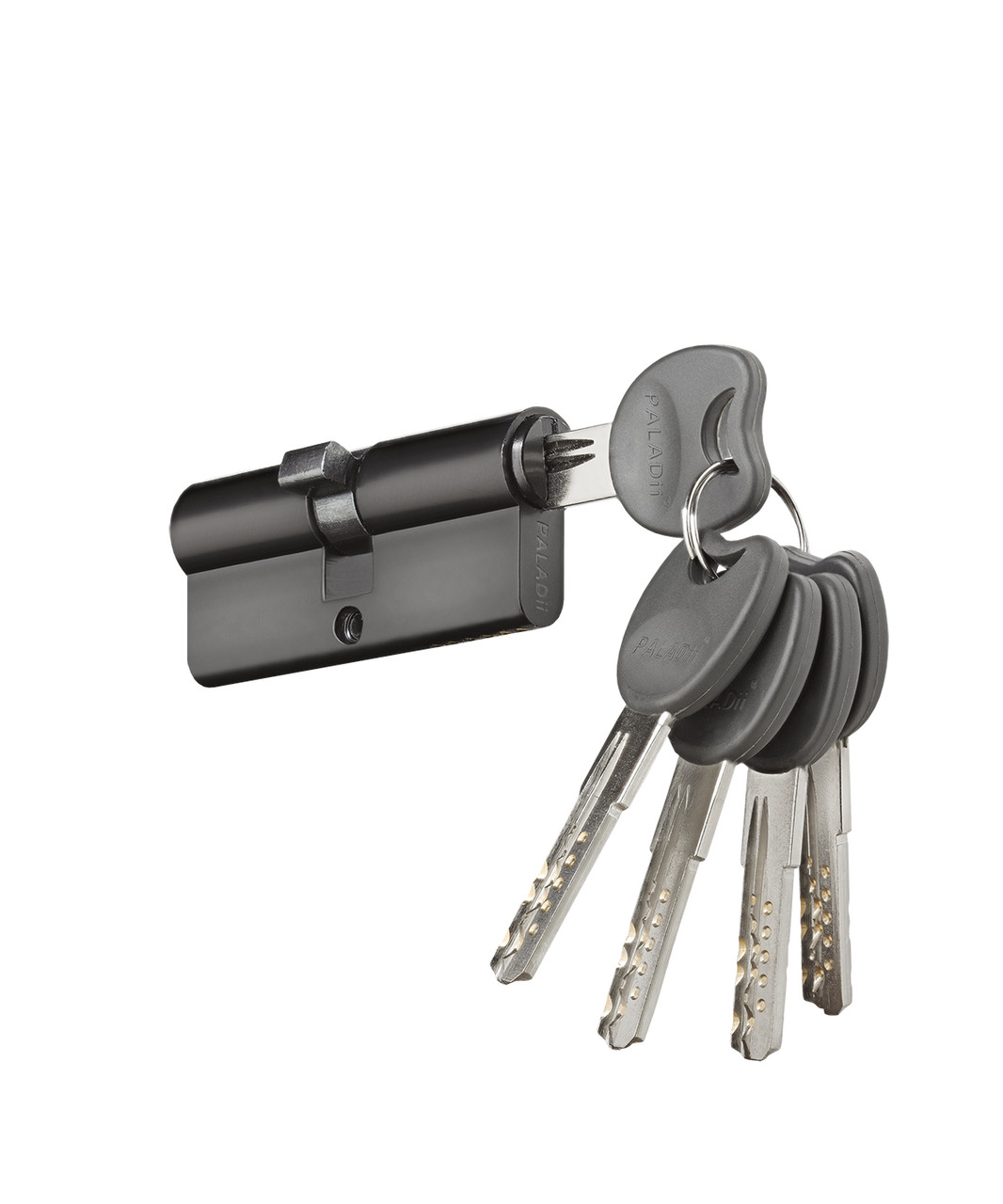 PALADII ST циліндровий механізм 70мм (35*35)BN чорний 5 профільних ключів, фото 1