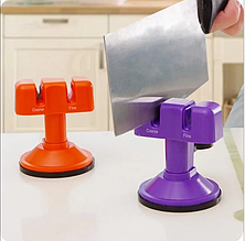 Точило подвійне для ножів на присоску tungsten steel knife sharpener