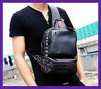 Удобный мужской рюкзак сумка на плечо, нагрудная сумка барсетка для парня