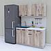 Компактна готова кухня 1.4 м, модульний кухонний гарнітур 140 см Opendoors, фото 9