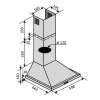 ВИТЯЖКА VENTOLUX Lido 60 WH (450) Купольна на кухню. Витяжка кухонна в Україні. Доставка безплатно, фото 2