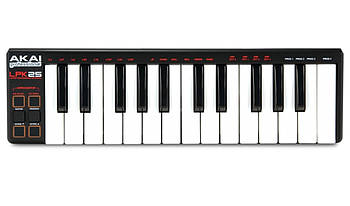 AKAI LPK25 MKII MIDI клавіатура 25 міні-клавіш