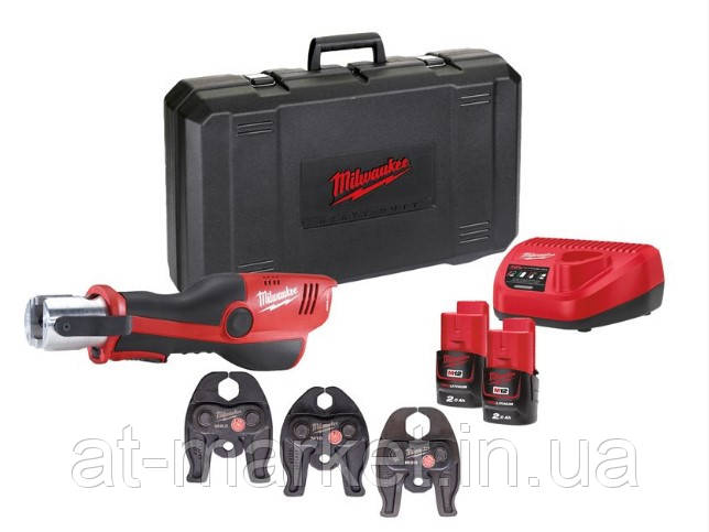 Ак. інструмент для обтискання труб M12 HPT-202C Geberit Mapress Set
