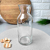 Карафа стеклянная для вина с меткой Uniglass 0,5 л, графин для вина Athos Carafe