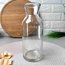 Карафа скляна для вина з міткою Uniglass 0,5 л, графин для вина Athos Carafe, фото 3