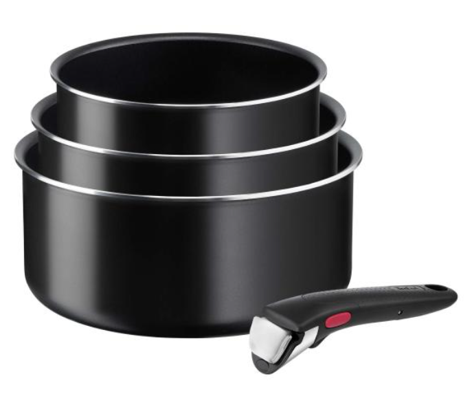 Набір каструль Tefal Ingenio Easy Cook & Clean L1539443, 4 елементи, алюміній