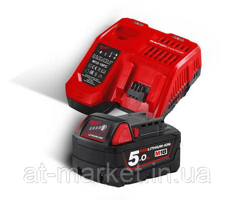 Аккумулятор Li-Ion M18 NRG-501 (В5 1шт; з/у M12-18FC)