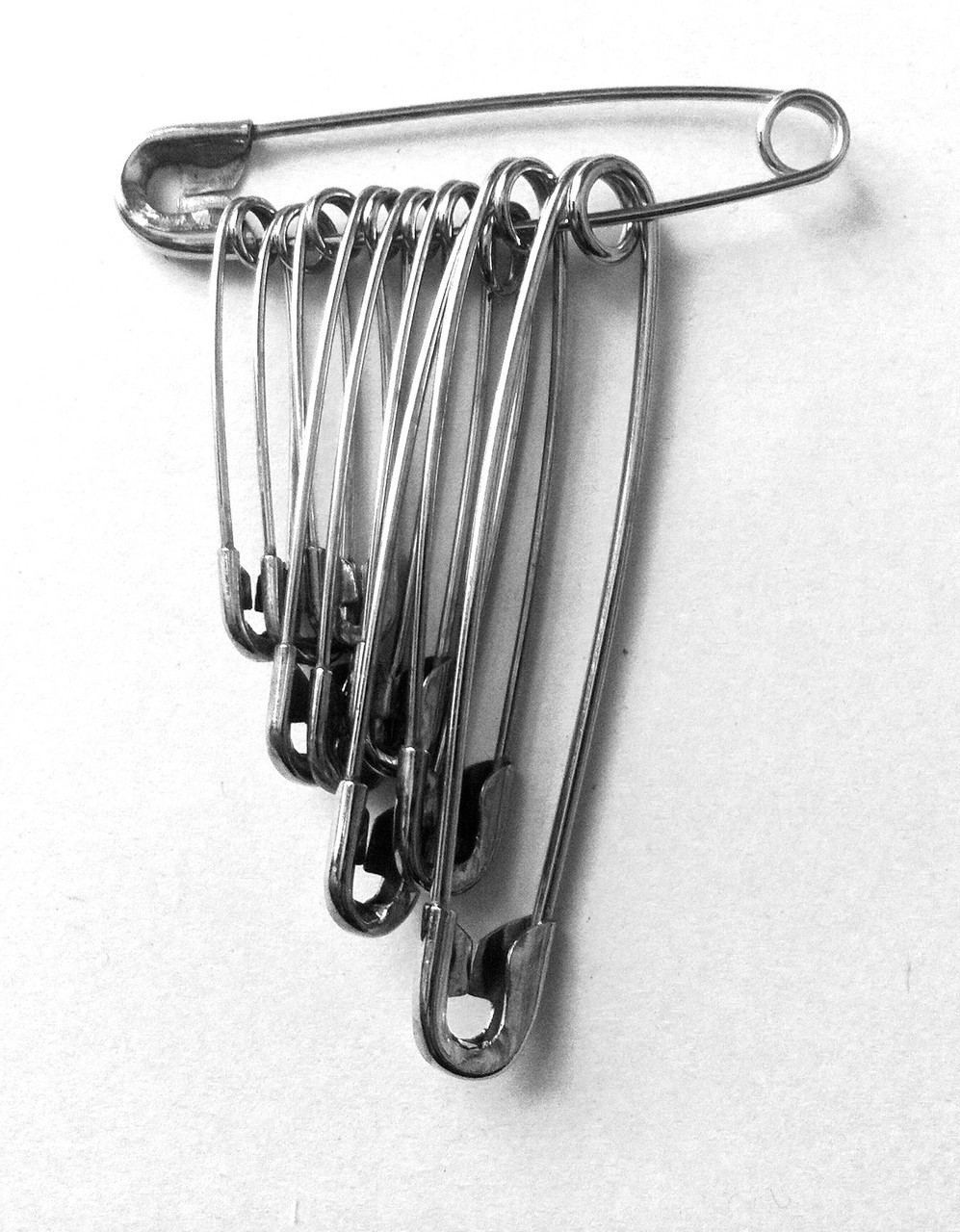 Булавки англійські асорті, гартована 25 mm, 35 mm, 45 mm, 55 mm