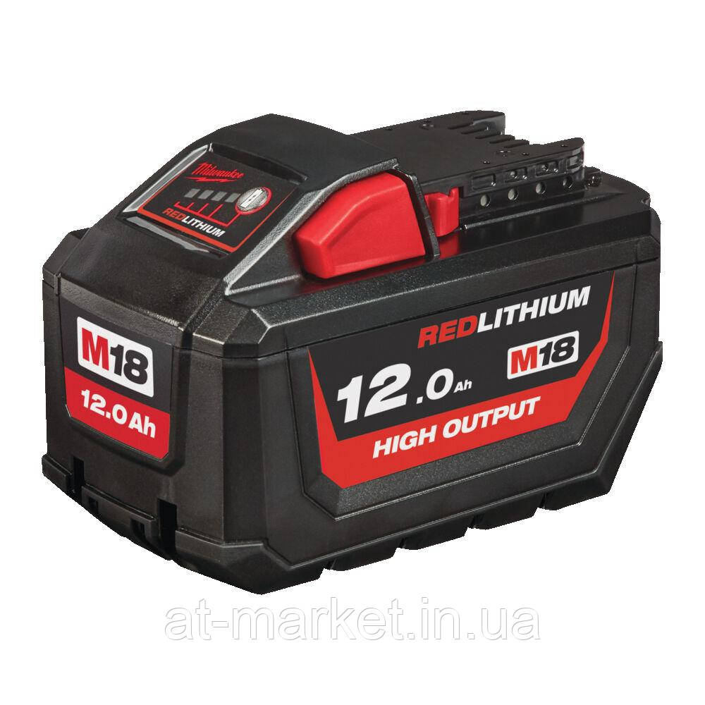 Акумулятор Li-Ion HIGH OUTPUT MILWAUKEE, M18 HB12 (12Аг)