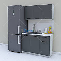 Маленькая модульная кухня 1.2 м, готовый кухонный гарнитур 120 см Opendoors