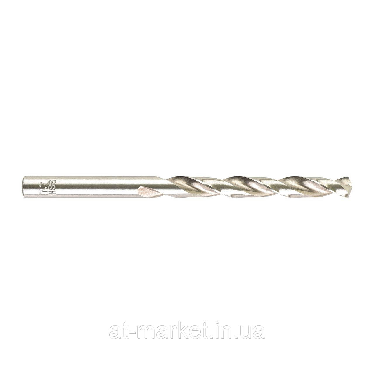 Свердло по металу THUNDERWEB HSS-G MILWAUKEE DIN338, Ø7,7х117мм, (5шт)