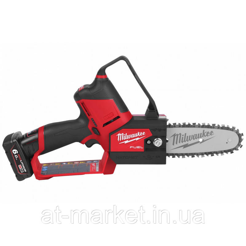 Пила ланцюгова акумуляторна шина 15 см MILWAUKEE M12 FUEL FHS-602X