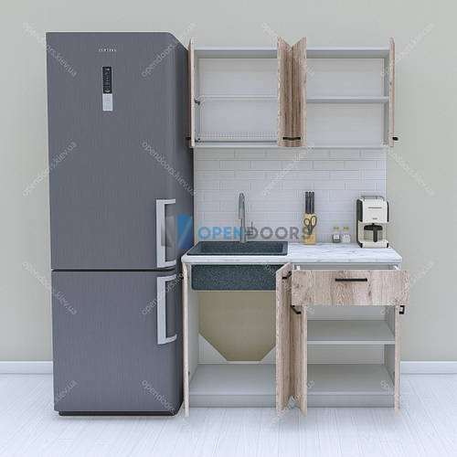 Купить Бюджетная модульная кухня 1.2 м, современный кухонный гарнитур ...