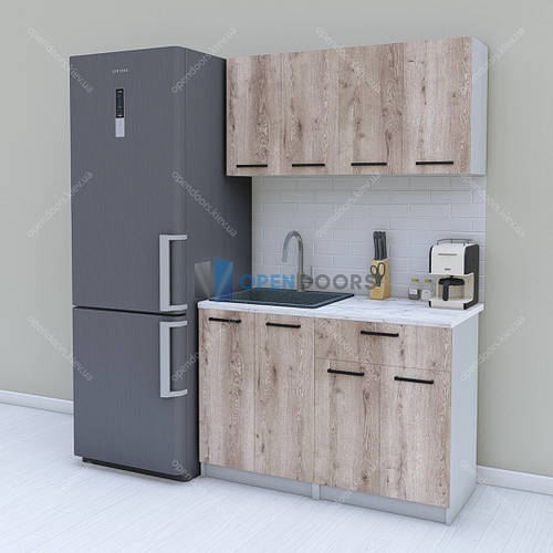 Купить Бюджетная модульная кухня 1.2 м, современный кухонный гарнитур ...