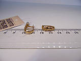Золоті жіночі сережки 2,85 г Без каміння, фото 4