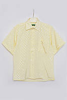 Рубашка детская мальчик желтая 151605L