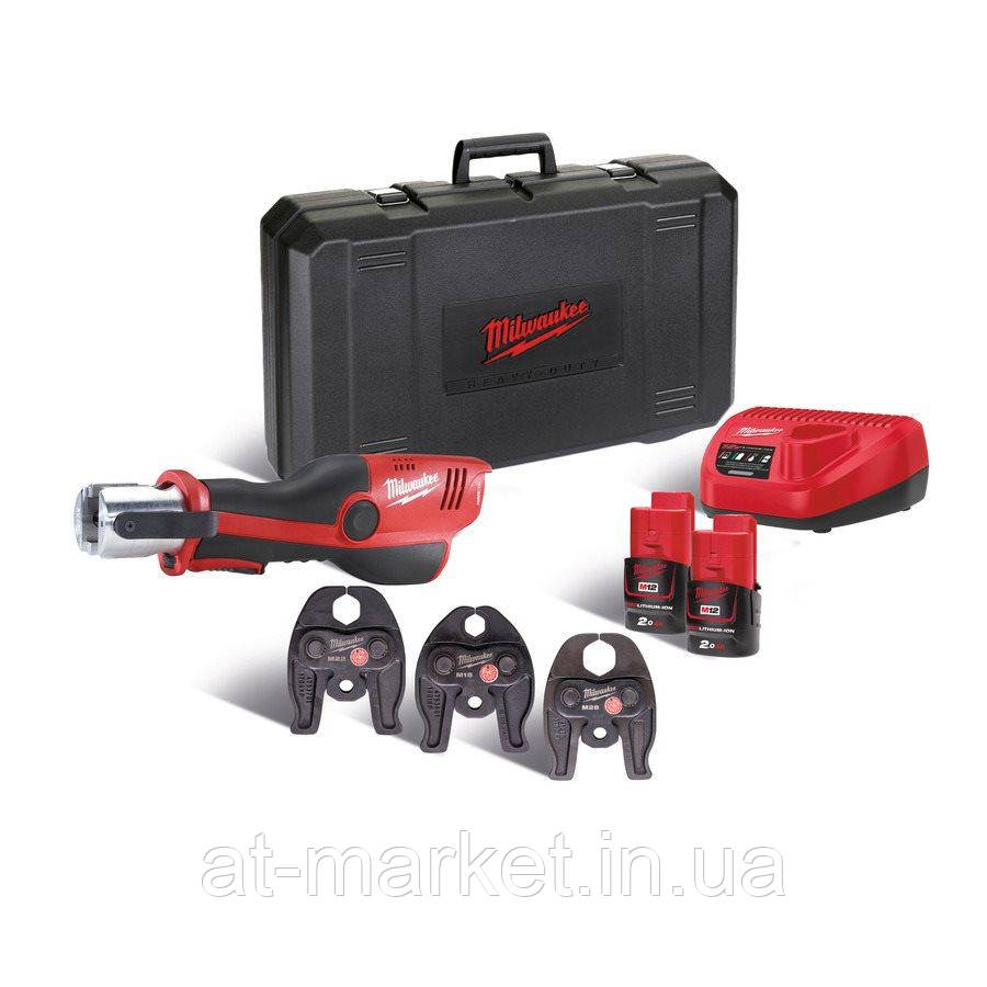 Акумуляторний прес-інструмент MILWAUKEE M12 HPT-202C M-KIT 4933443095