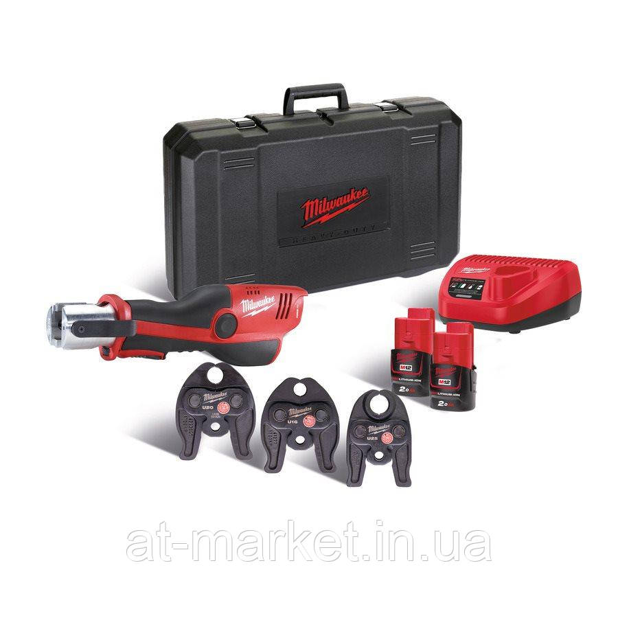 Акумуляторний прес-інструмент MILWAUKEE M12 HPT-202C U-KIT 4933443110