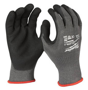 Рукавиці MILWAUKEE, з опором порізам 5/E рівня, розмір 11/XXL