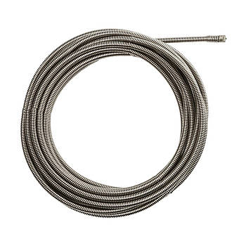 Тросик 10мм х 10.5м з грушовидним накінечником для машини прочищення труб  /Milwaukee