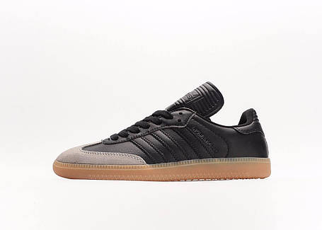 Чоловічі Кросівки Pharrell Williams x Adidas Samba Humanrace / Фарель Вільямс Адідас Самба Хьюманрейс Чорні, фото 1