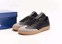 Чоловічі Кросівки Pharrell Williams x Adidas Samba Humanrace / Фарель Вільямс Адідас Самба Хьюманрейс Чорні, фото 5