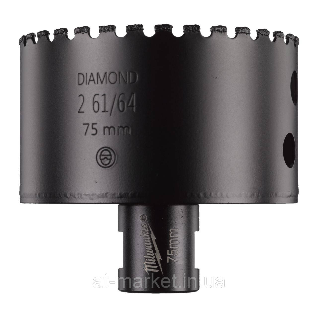 Коронка алмазна Diamond Max MILWAUKEE, Ø 75 мм