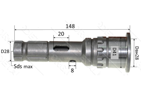 Дуло відбійного молотка Makita HM1202 C