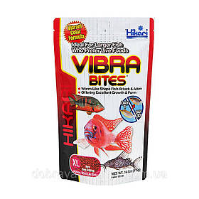 Корм для рибок у вигляді великого черв'яка Hikari Tropical Vibra Bites XL 415 г