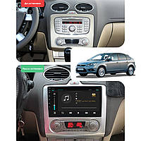 Al Штатная магнитола для Ford Focus II 2004-2008 экран 9" 6/128Gb 4G Wi-Fi GPS Top Android